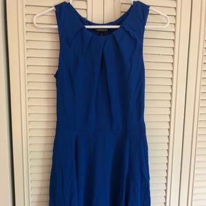 Express royal blue sleeveless dress